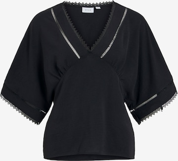 Chemisier 'VIRella' VILA en noir : devant