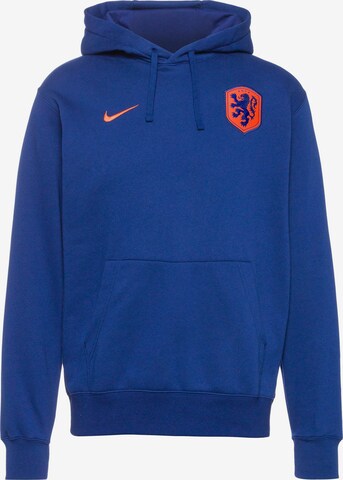 NIKE Athletic Sweatshirt 'Niederlande' in Blue: front