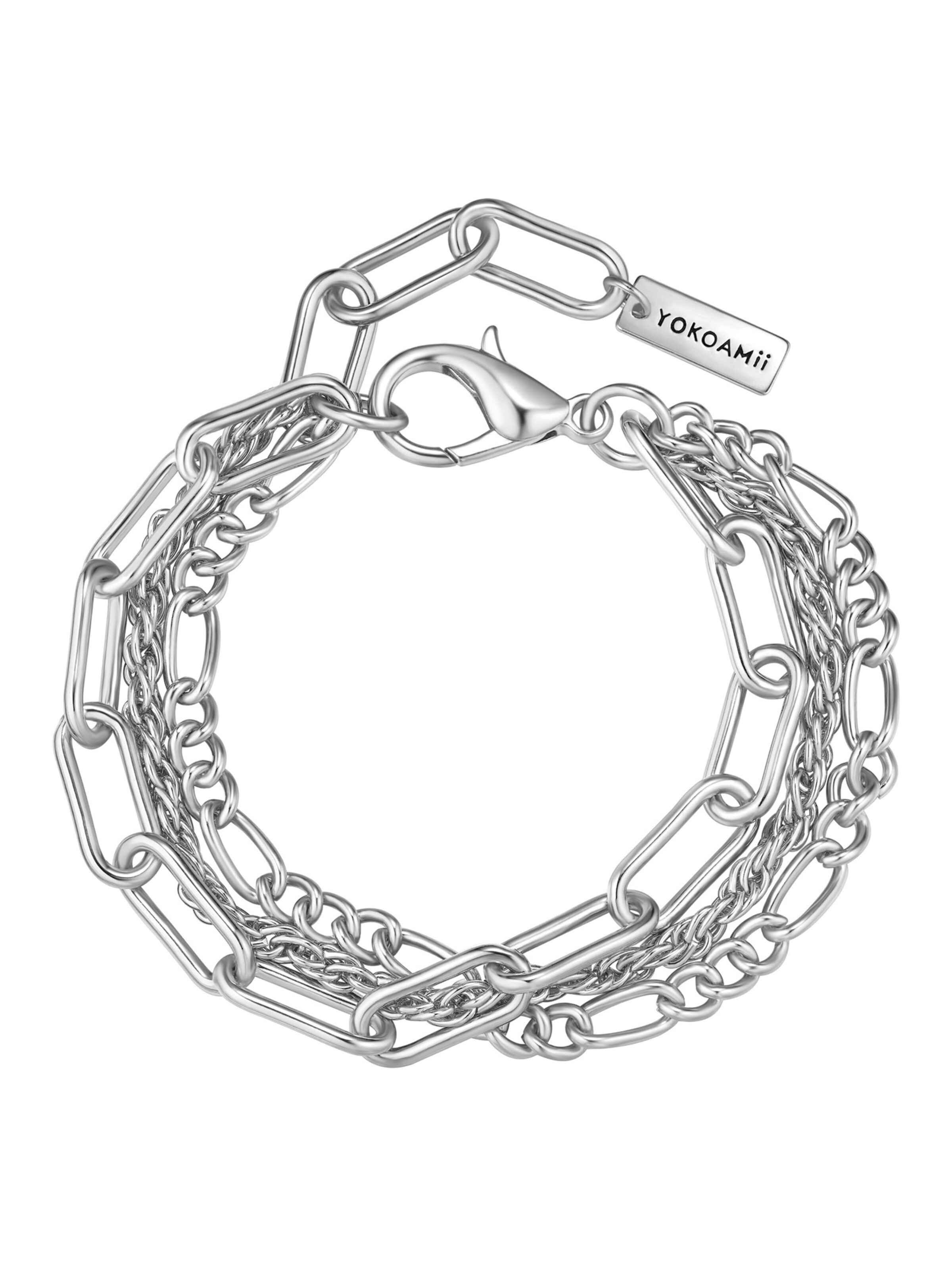Yokoamii Bracelet in Silver: front