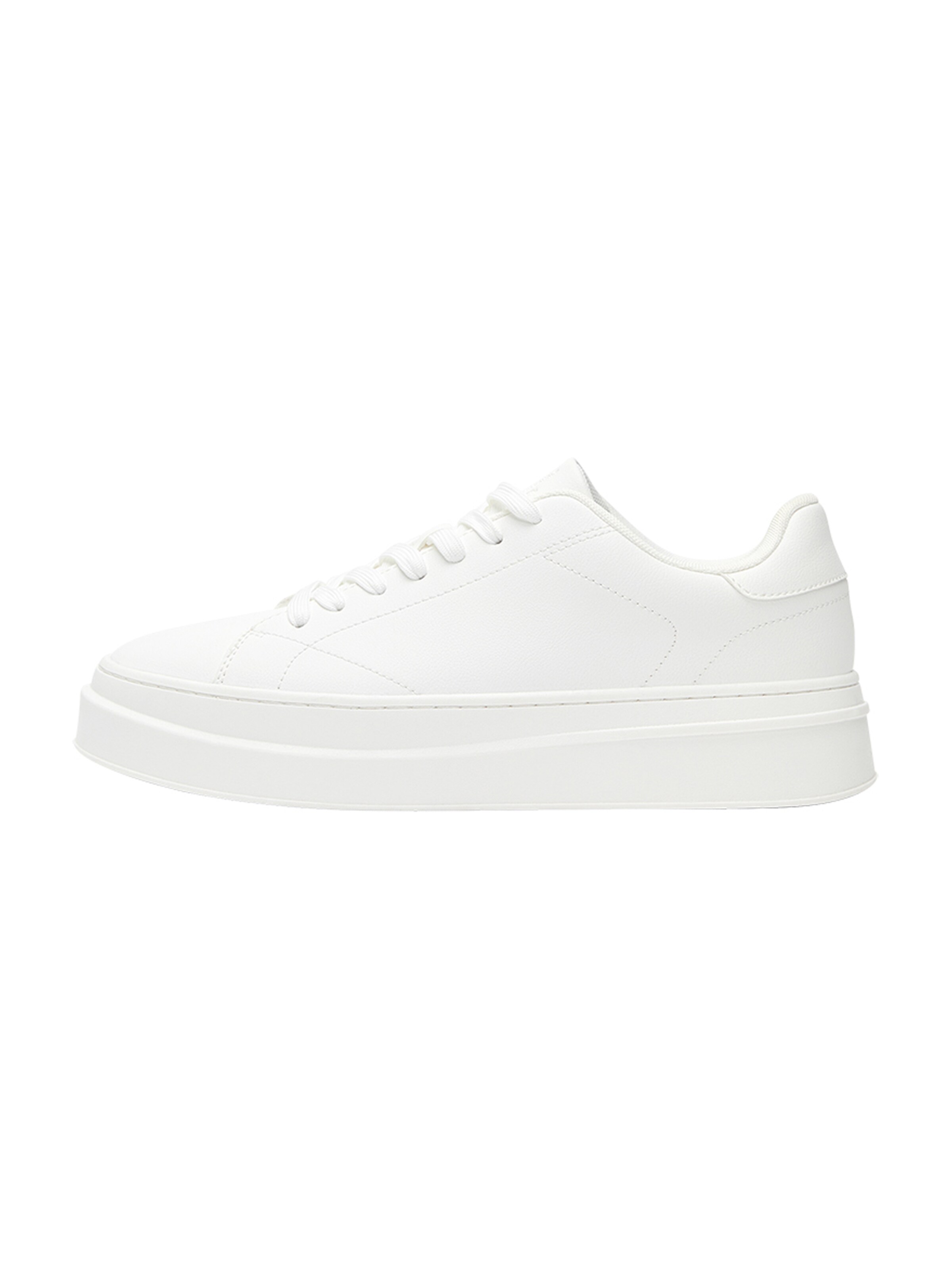 Pull&Bear Platform trainers in White