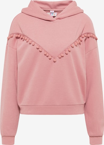 IZIASweater majica - roza boja: prednji dio