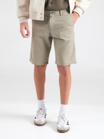 JACK & JONES regular Lærredsbukser 'JJIBowie' i grå: forside