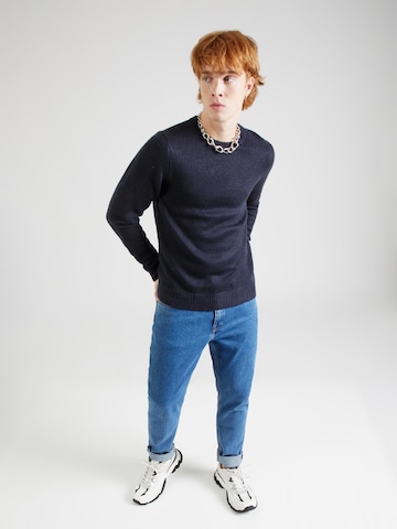 Only & Sons Sweater 'Chris' in Blue