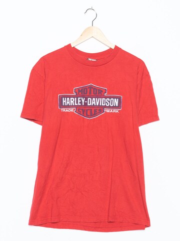 Harley Davidson Shirt in M-L in Red: front