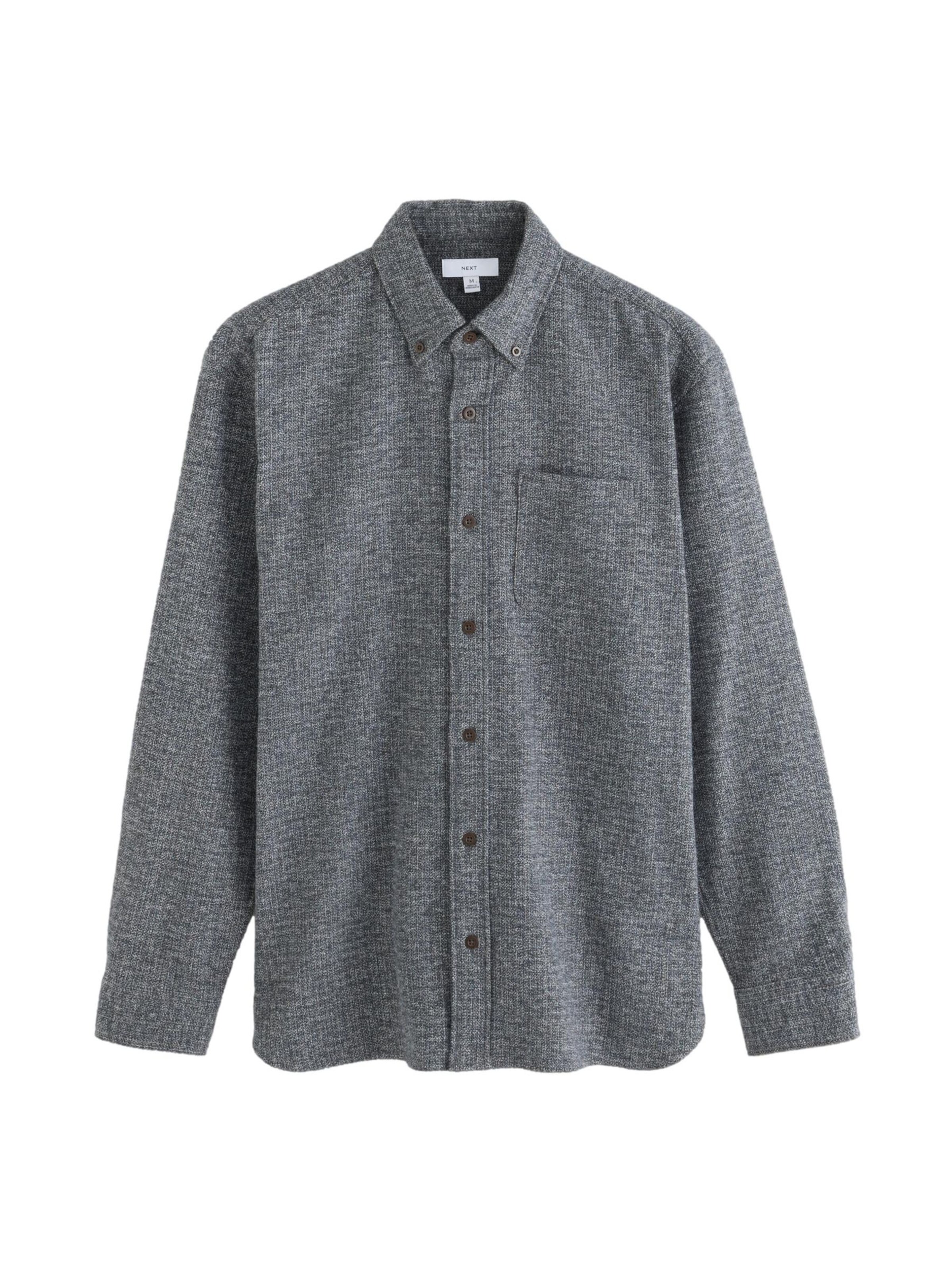 Next Button Up Shirt in S in Grey, Item view