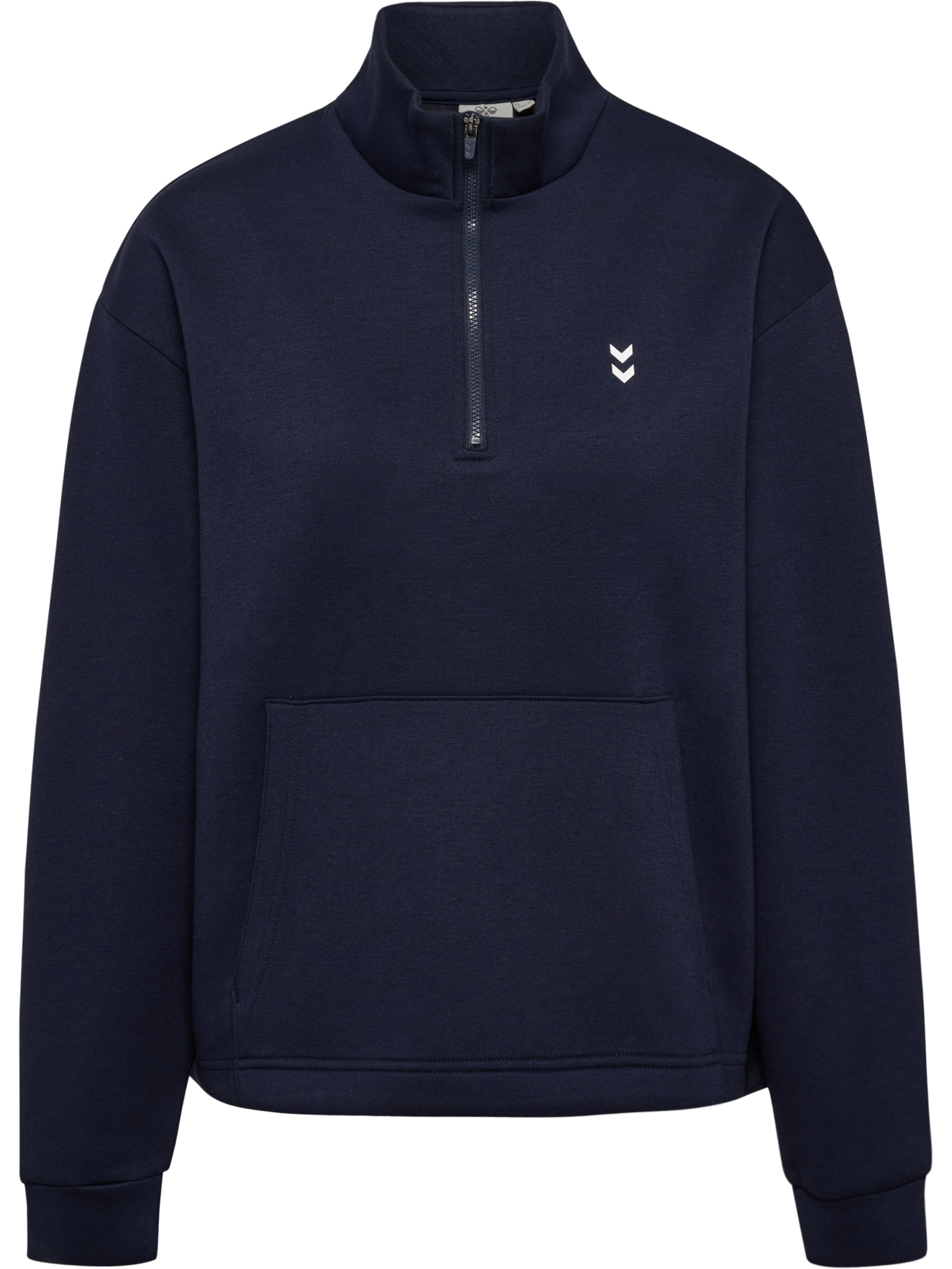 Hummel Sportief sweatshirt in Blauw: voorkant