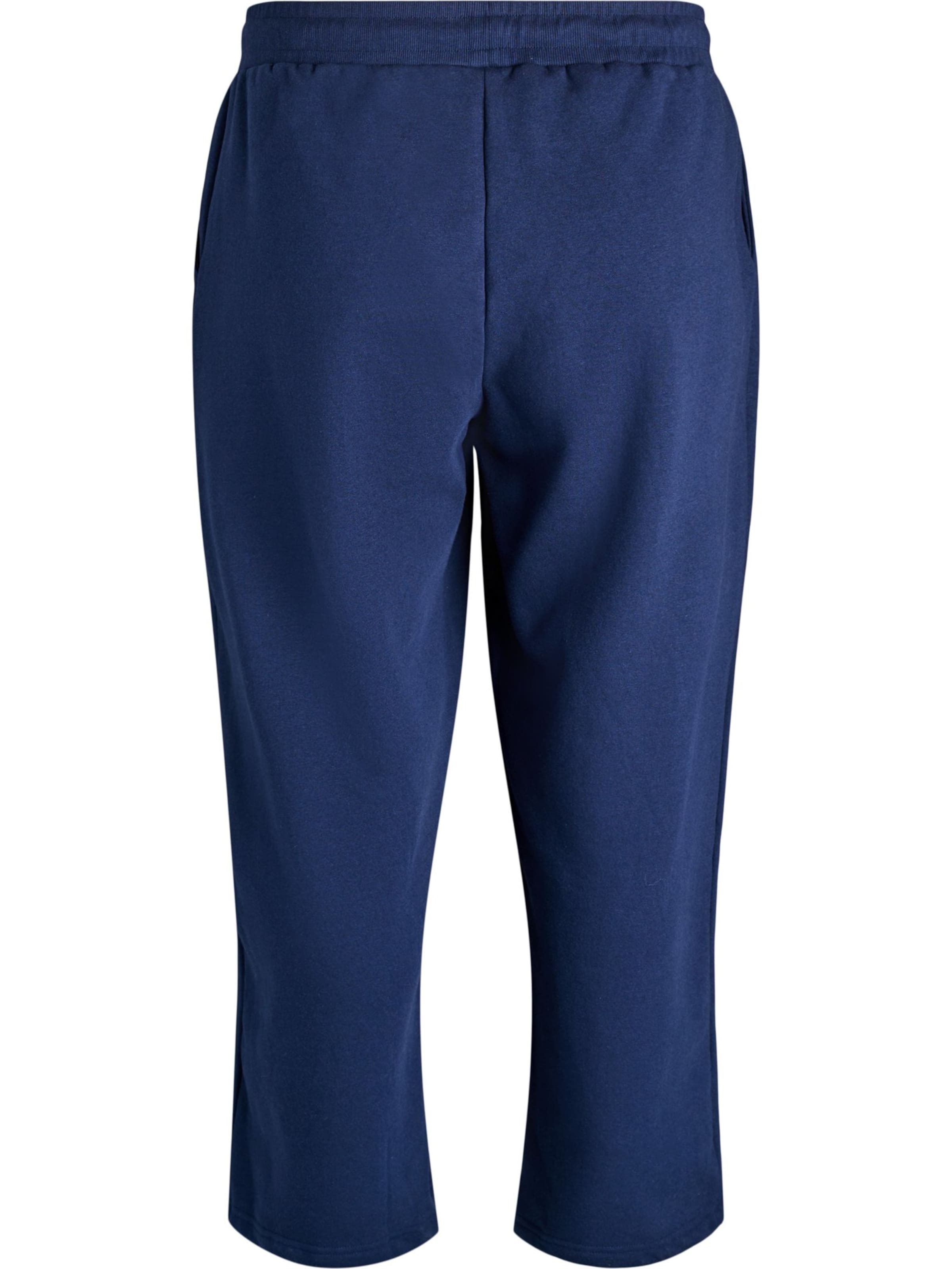 Zizzi Wide leg Trousers 'MRikke' in Blue