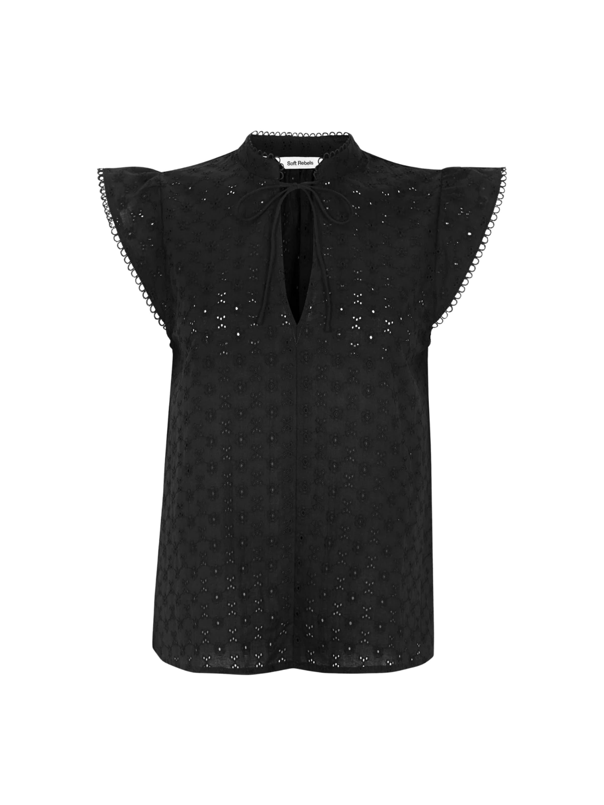 Camicia da donna 'Daniela' di Soft Rebels in nero: frontale