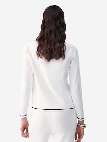 Liu Jo Pullover 'ECS MAGLIA CHIUSA TF6189 MS63L'‌‌‌‌‌‌‌‌ in Weiß
