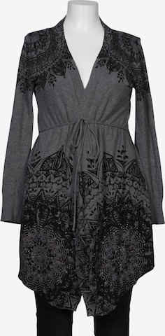 Desigual Strickjacke XL in Grau: Vorderseite