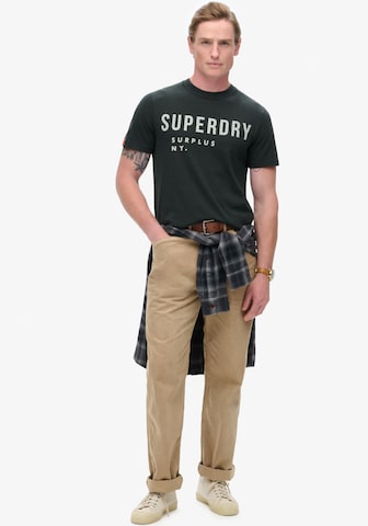 Superdry Μπλουζάκι 'Surplus' σε μαύρο