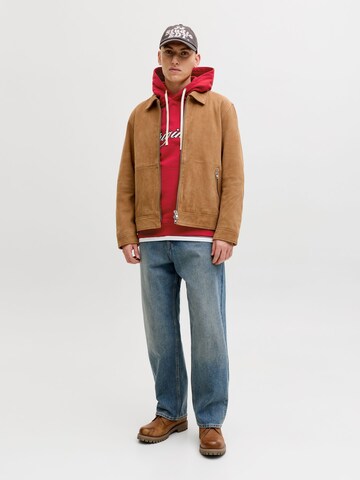 Felpa di JACK & JONES in rosso