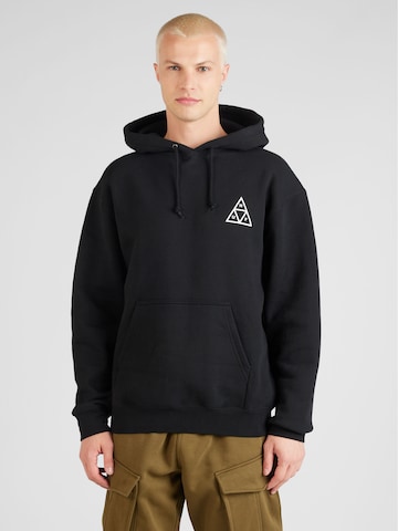 Sweat-shirt HUF en noir : devant