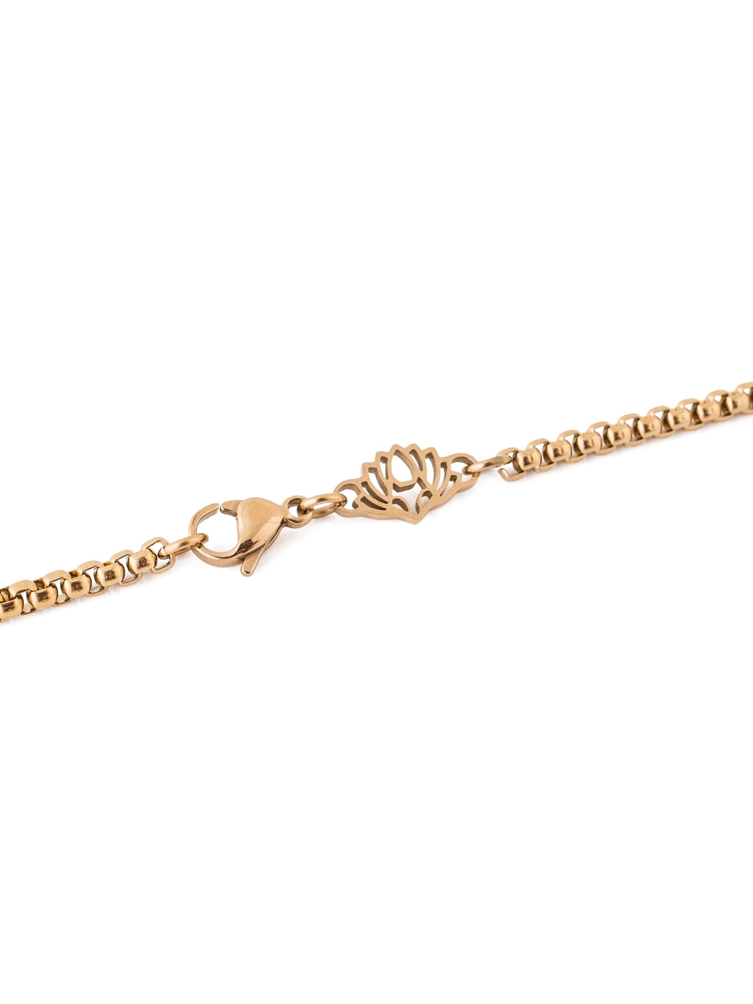 Akitsune Necklace 'Imperator Pendant / Necklace Antique Gold 70 cm' in Gold
