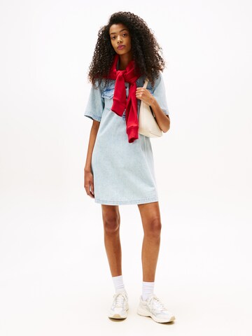 Abito camicia di Tommy Jeans in blu: frontale