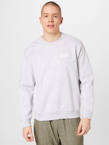 Sweat-shirt VANS en gris : devant