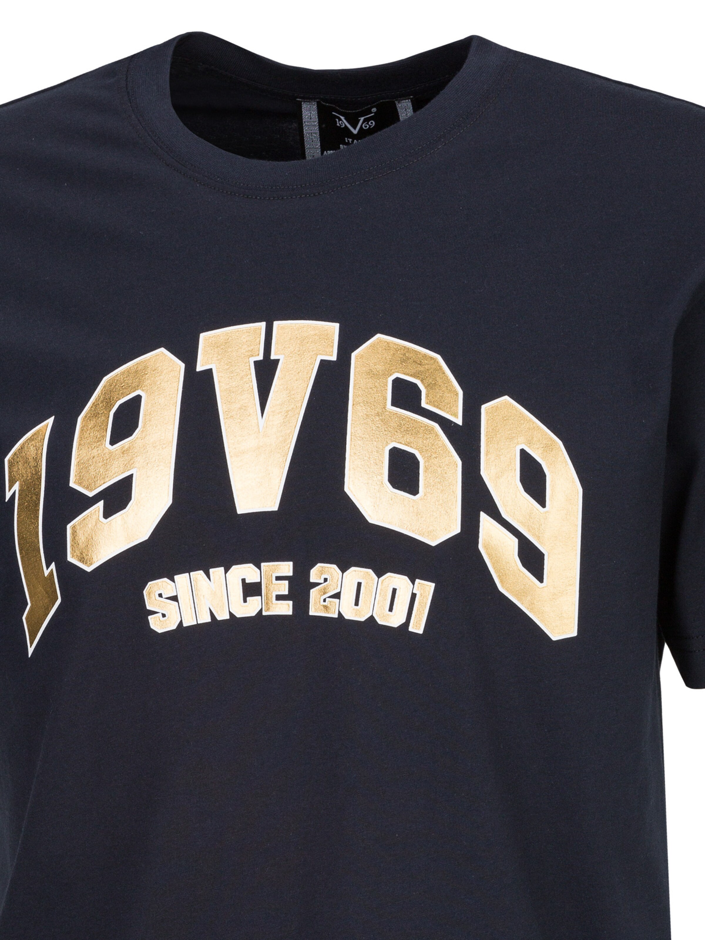 19V69 ITALIA Shirt 'Tadeo' in Blauw