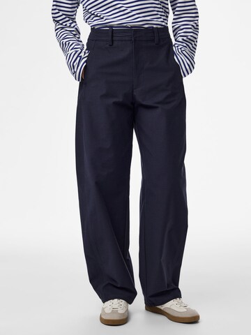 Barrel Pantaloni 'PCRikke' di PIECES in blu