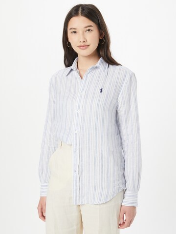 Polo Ralph Lauren Blouse in Blauw: voorkant