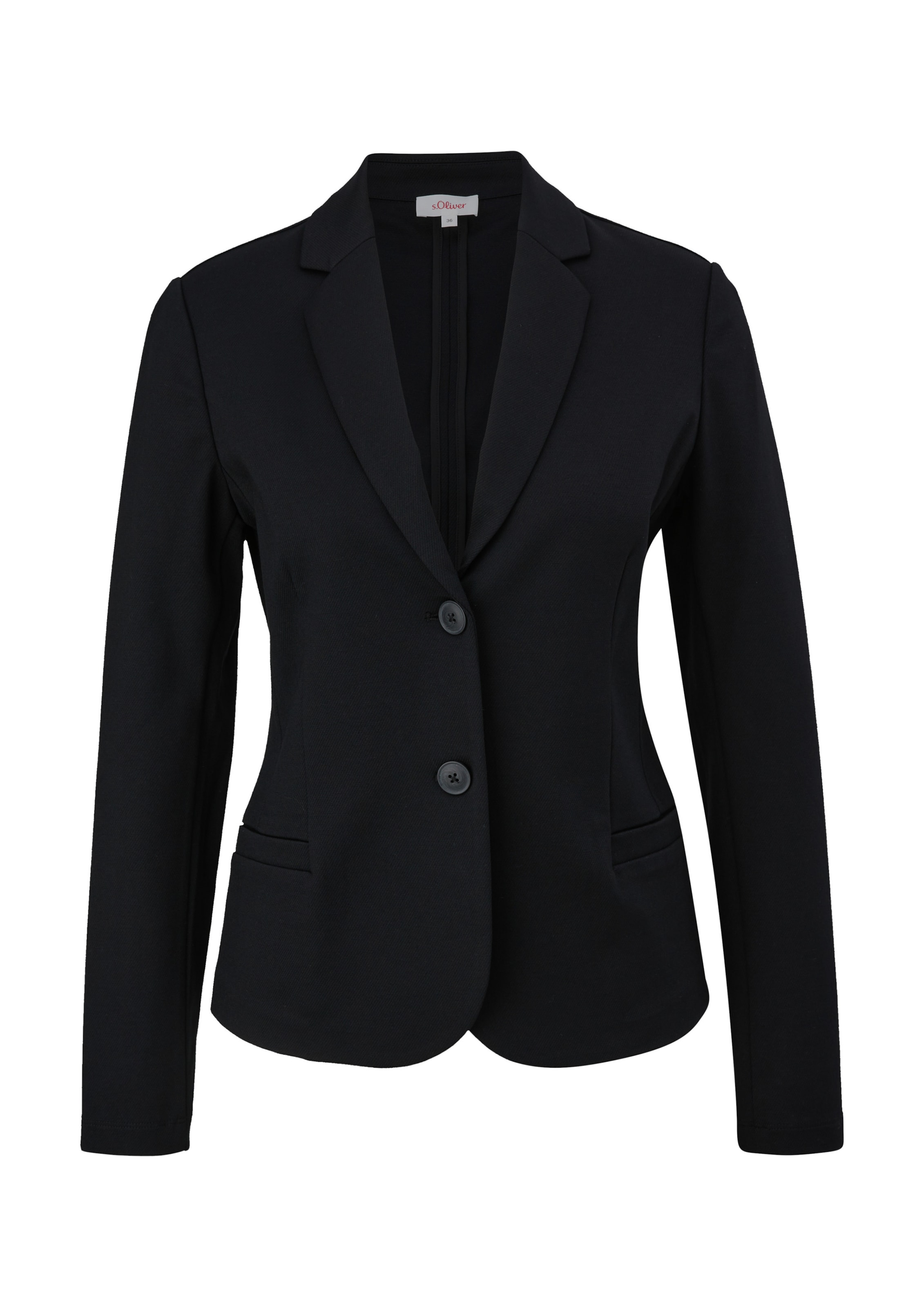 s.Oliver Blazer in Schwarz: Vorderseite