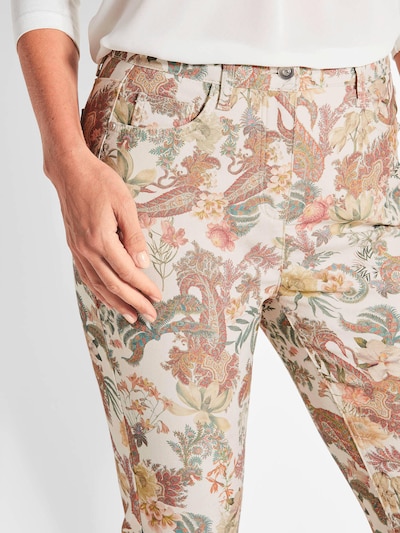Goldner Pantalon en beige / mélange de couleurs, Vue avec produit