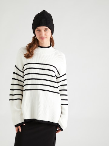 Y.A.S Sweater 'ALMA' in White: front