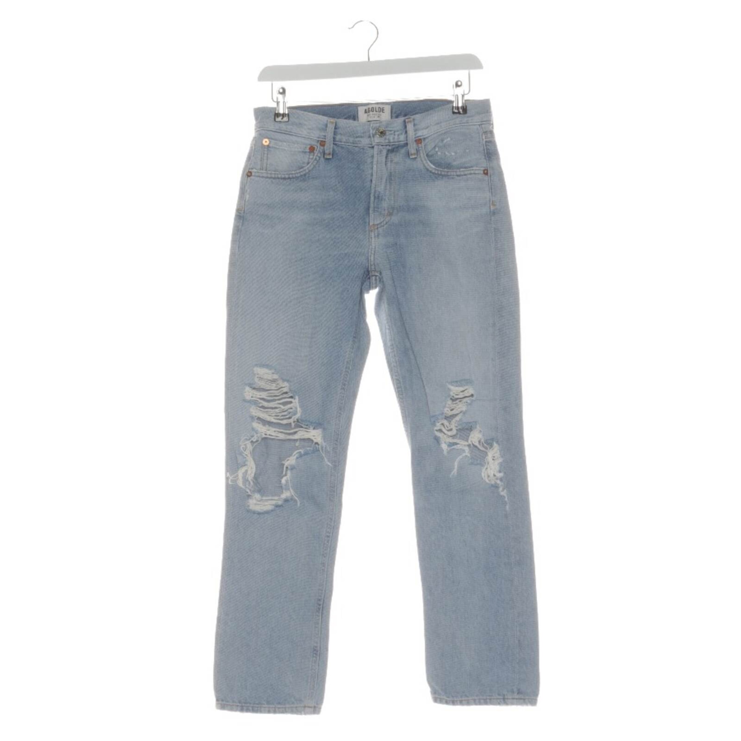 AGOLDE Jeans in 25 in Blue: front