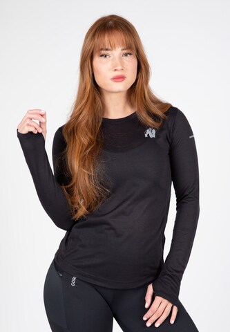 Gorilla Wear Functioneel shirt 'Raleig' in Zwart: voorkant