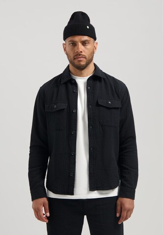 Dstrezzed Regular fit Button Up Shirt 'Otes' in Black