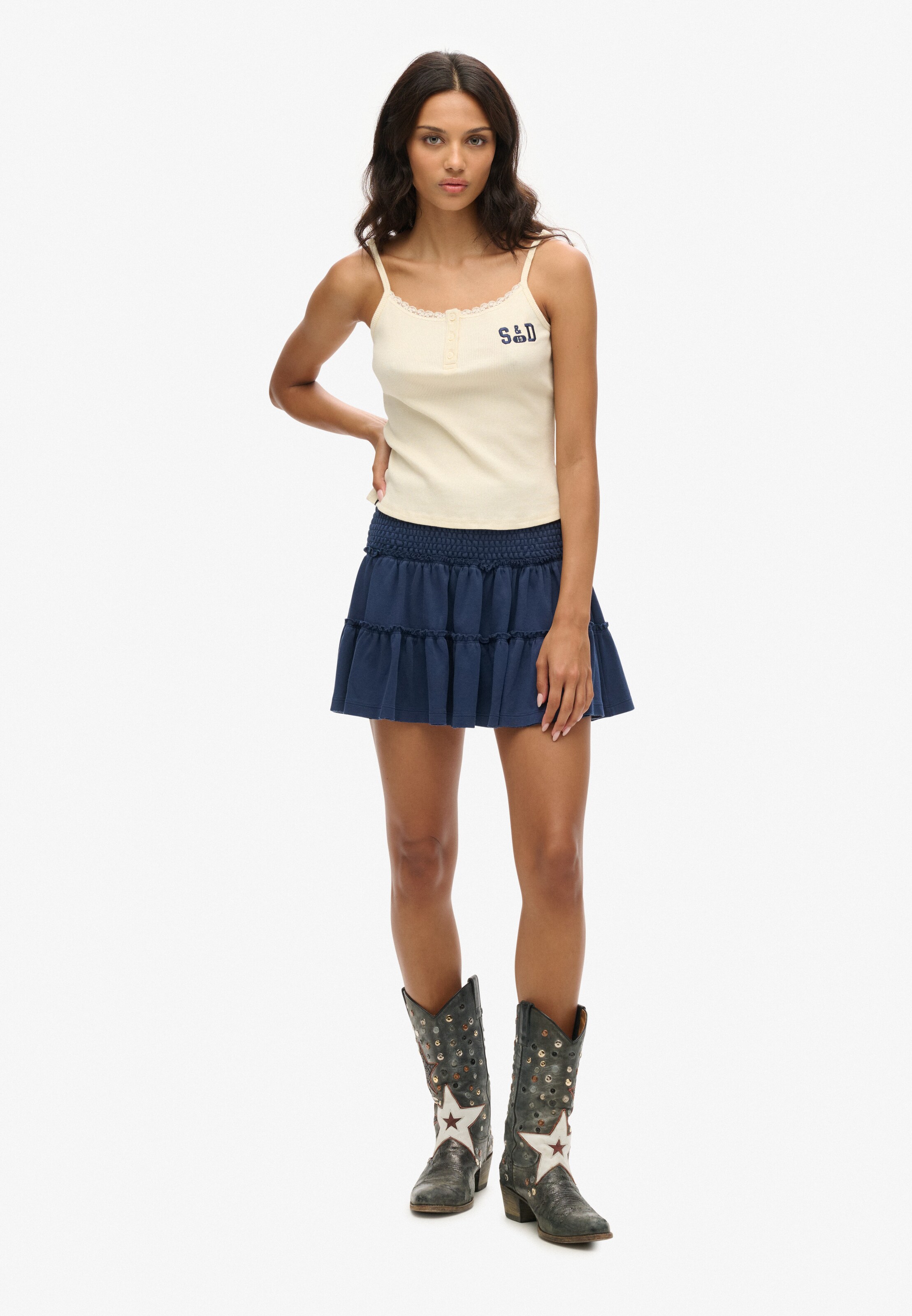 Jupe Superdry en bleu