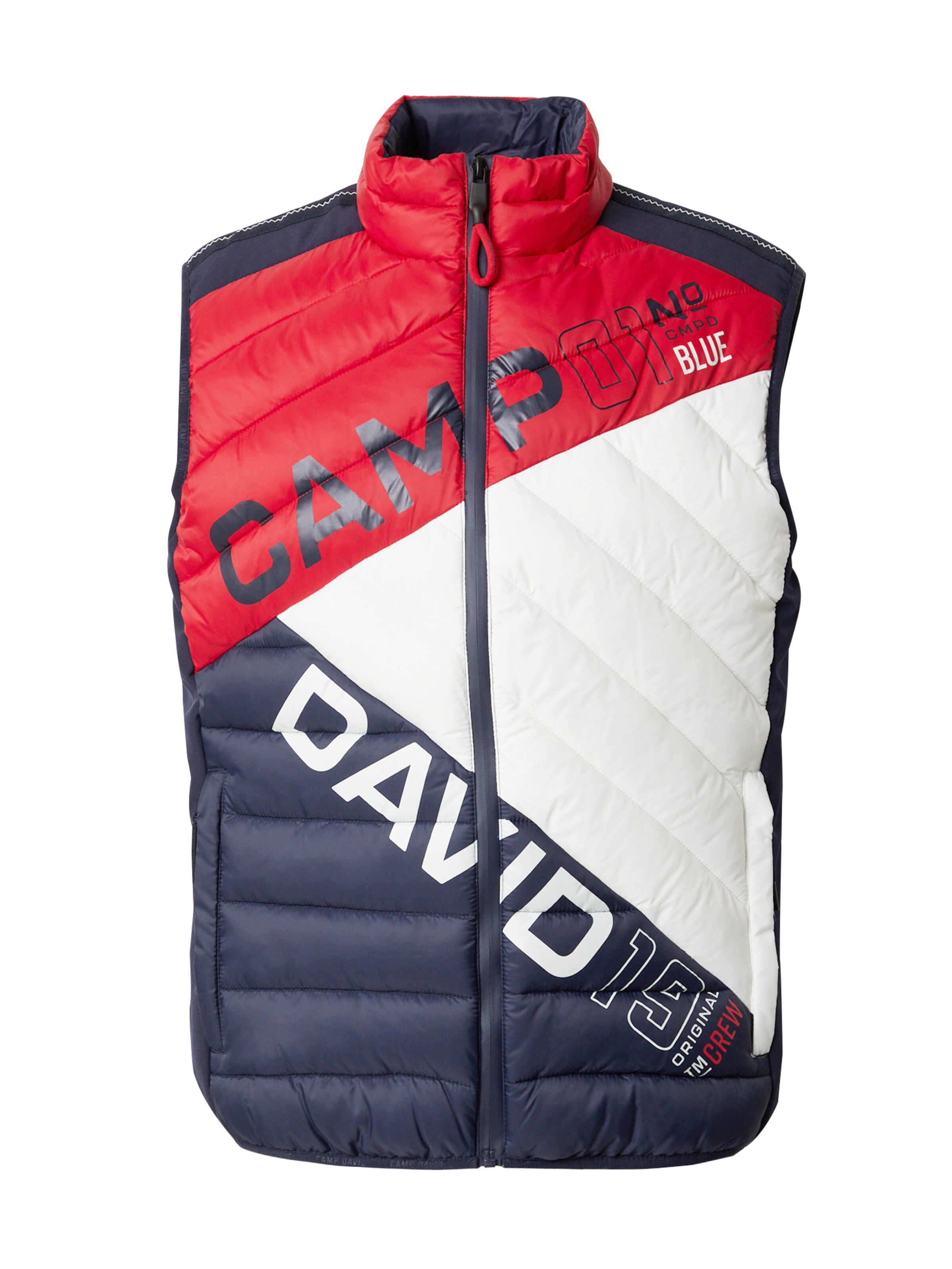 CAMP DAVID Vest i rød: forside
