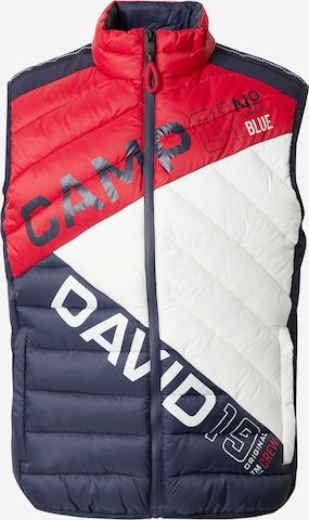 CAMP DAVID Vest i rød: forside