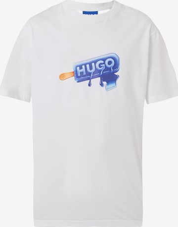 HUGOMajica 'Noglasy' - bijela boja: prednji dio