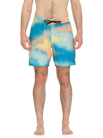 Volcom Swimming Trunks 'BAFFLE TRUNK' in Blue: front