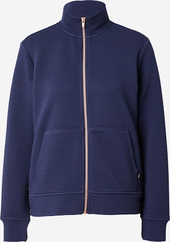 SKECHERS Athletic Zip-Up Hoodie 'Go Walk Everywhere' in Blue: front