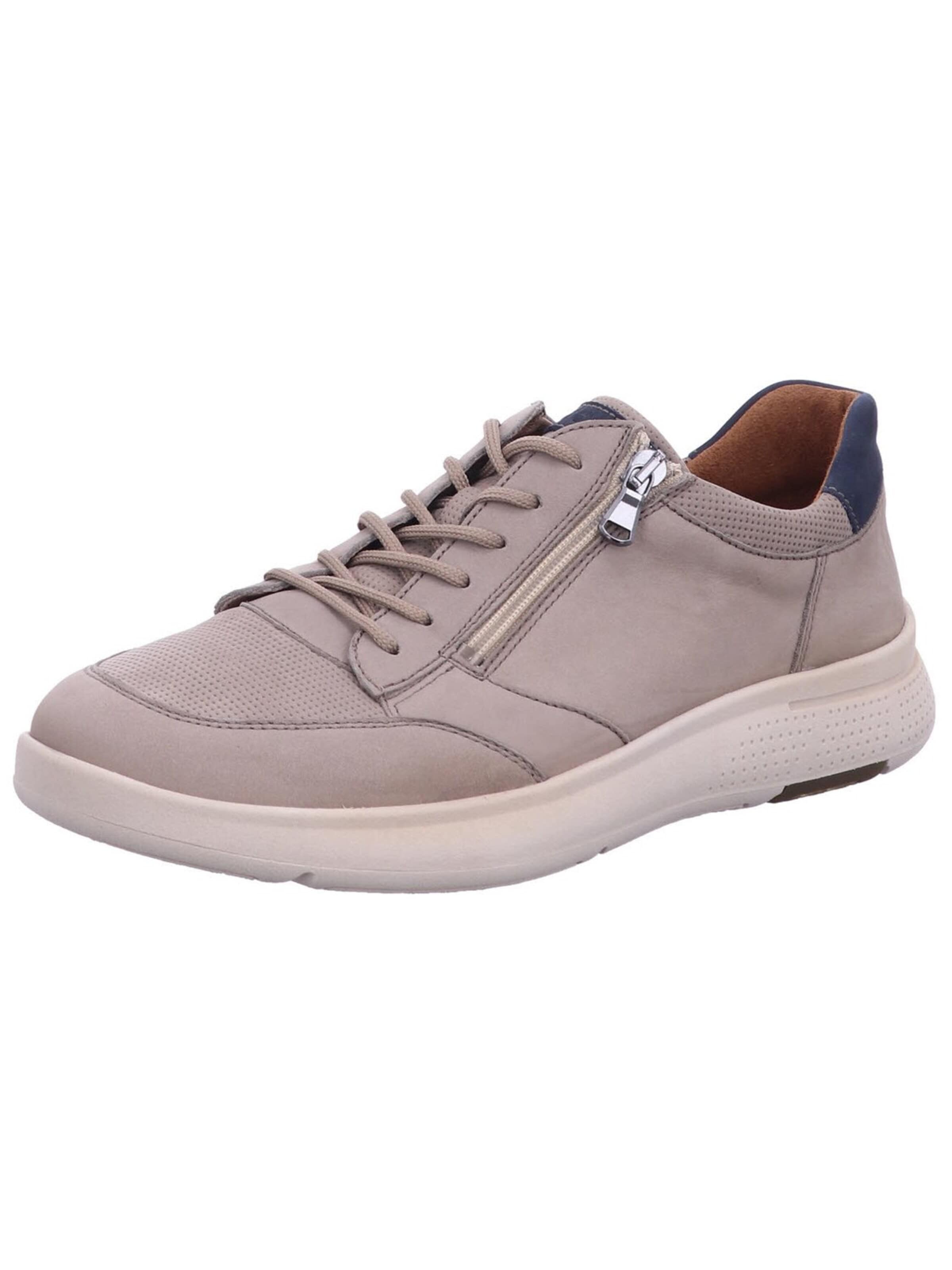 Scarpa stringata 'Sneaker Low Herren 984003-401 060 Echtleder in beige' di WALDLÄUFER in beige: frontale