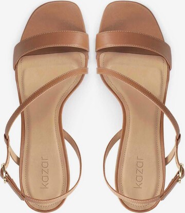 Kazar Strap Sandals in Beige