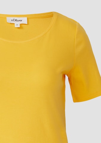 T-shirt s.Oliver en jaune