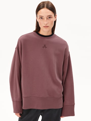 ARMEDANGELS Pullover ANWAA (GOTS) in Lila: Vorderseite