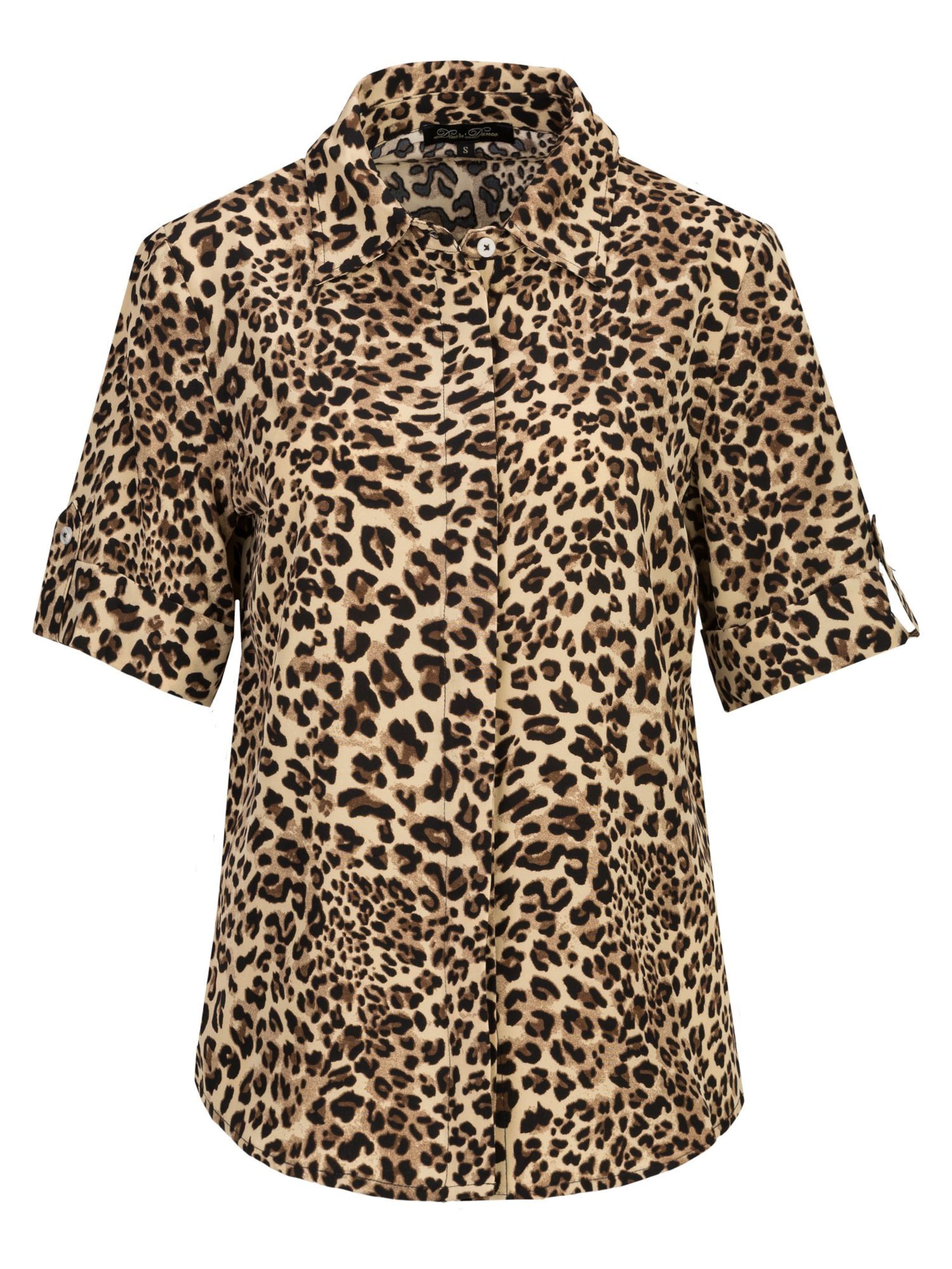 Chemisier 'Yvette' Dine'n'Dance en beige : devant