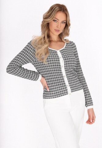 faina Knit cardigan 'Fashion Look' in Black: front