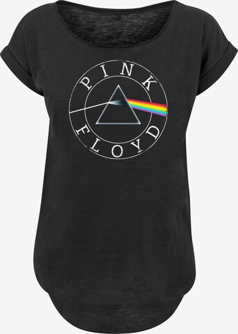 F4NT4STIC Shirt 'Pink Floyd Vintage Prism' in Zwart: voorkant