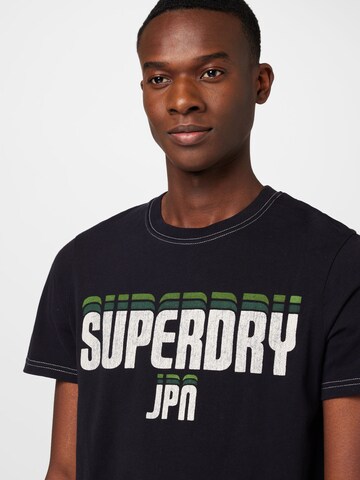 Superdry Tričko – černá