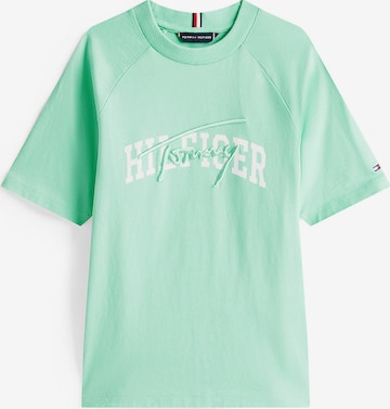 TOMMY HILFIGER T-Shirt in Grün: Vorderseite