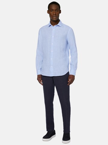 Coupe regular Chemise Boggi Milano en bleu