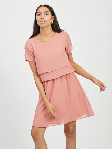 VILA Kleid 'Issi' in Pink: predná strana