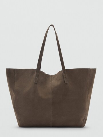 MANGO Torba shopper 'Bassi' w kolorze zielony