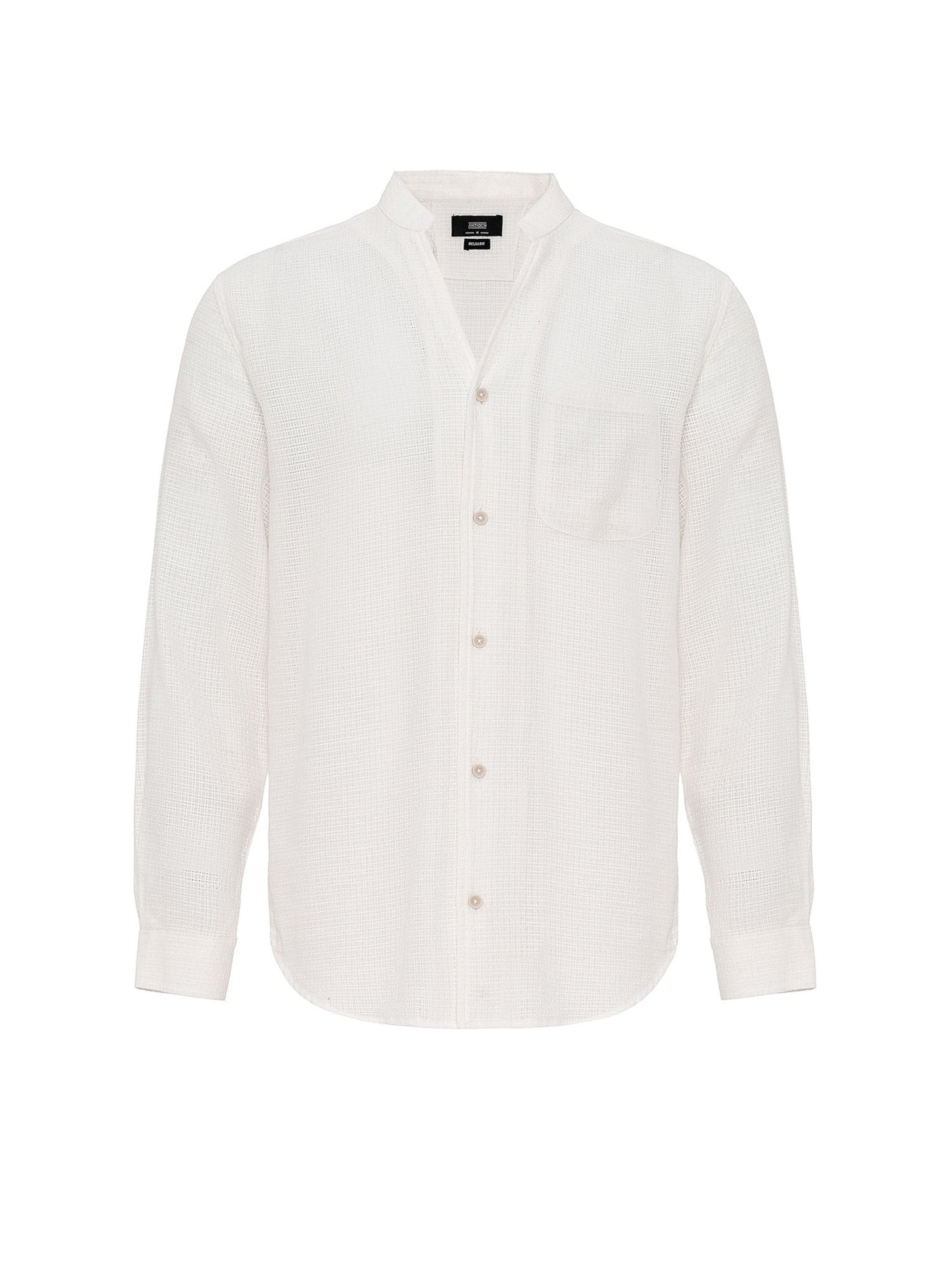 Antioch Regular fit Риза в бяло: отпред