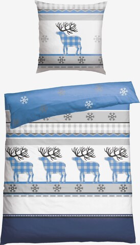 SCHIESSER Duvet Cover 'Verda' in Blue