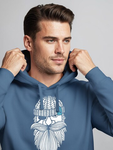 Neverless Sweatshirt 'Sailor Captain' in Blue